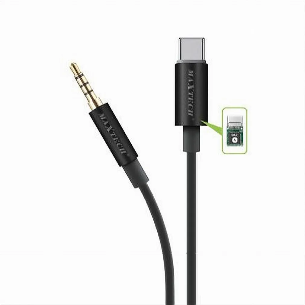 CAVO TYPE-C A AUX 3,5MM 1MT 4D SOUND DAC CHIP CUFFIE AUDIO SMARTPHONE AUX-TC02