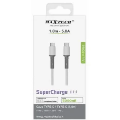 CAVO TYPE-C A TYPE-C SUPER CARICA 5000MA 1 METRO PER SMARTPHONE TABLET F-TC065