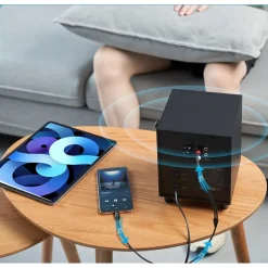 CAVO TYPE-C A 2XRCA DA 150 CM SDOPPIATORE A Y STEREO 4D SOUND DAC CHIP RCA-TC01