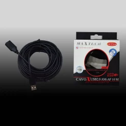 CAVO USB 2.0 MASCHIO A FEMMINA M/F PROLUNGA PER PC 10 MT MAXTECH USB2.0F-M10M