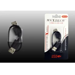 CAVO USB 2.0 MASCHIO-MASCHIO AM-AM DATI 0.2 METRI MAXTECH USB2.0-0.2M