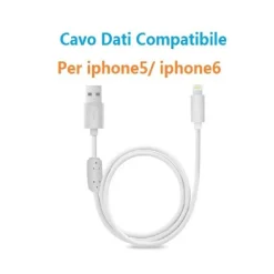 CAVO USB 1,5 METRI SINCRONIZZAZIONE DATI E RICARICA IPHONE IPAD