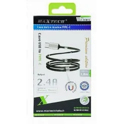 CAVO USB - TYPE C RICARICA DATI CAVETTO 1 METRO 2400MA PER SMARTPHONE F-TC015