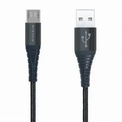 CAVO USB A MICRO USB TRASFERIMENTO DATI SUPER RICARICA 5A 2.5MT SMARTPHONE F-S036