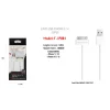 CAVO USB DATI PER APPLE 30 PIN IPHONE 3 / 3S / 4G / 4S IPAD IPOD MAXTECH F-IP001