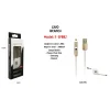 CAVO USB FILO RICARICA PER IPHONE SAMSUNG HUAWEI 5VOLT - 2000MA 1MT MAXTECH F-SP002