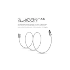 CAVO USB IN NYLON MAGNETICO CHARGE E SYNC CON ADATTATORI ANDROID E IOS
