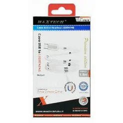 CAVO USB RICARICA TRASFERIMENTO DATI A LIGHTNING 2.4A 1MT IPHONE IPAD F-IP028