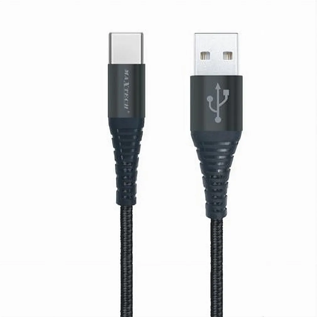 CAVO USB TYPE-C RICARICA VELOCE 3A 2.5 METRI TRASFERIMENTO DATI MAXTECH F-TC010