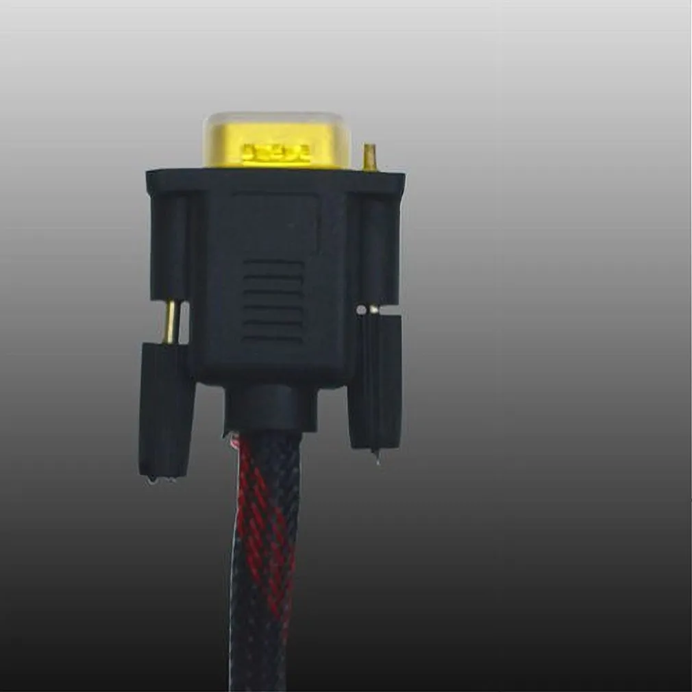 CAVO VGA/VGA MASCHIO-MASCHIO 5MT RETINATO 15 PIN FILO PER PC TV MAXTECH VGA-RT5M