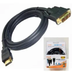 CAVO VIDEO HDMI MASCHIO A DVI FULL HD 1,5MT PC PROIETTORE CONSOLE GIOCO TV A2090B