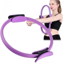 CERCHIO FITNESS ANELLO RING PILATES MAGIC CIRCLE ANELLO YOGA DOPPIA PRESA POWER