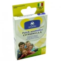 CEROTTI PATCH CITRONELLA REPELLENTE NATURALE ANTIZANZARE ANTI ZANZARE INSETTI