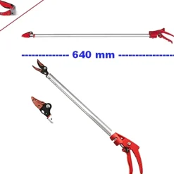 CESOIA FORBICE DA GIARDINAGGIO POTARE POTATURA CESCPUGLI 64 CM MANICO ALLUMINIO