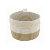 CESTINO PORTA BIANCHERIA OGGETTI CORDA INTRECCIATA CESTO ORGANIZER 26X18CM 10652