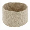 CESTINO PORTA OGGETTI CESTO IN TESSUTO INTRECCIATO ROTONDO CASA 18 X 11 CM 10641
