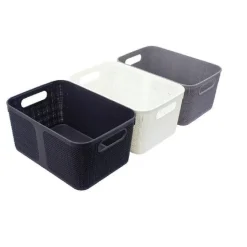 CESTINO PORTA OGGETTI ORGANIZER RETTANGOLARE CESTO PORTA TUTTO BAGNO CASA 79464