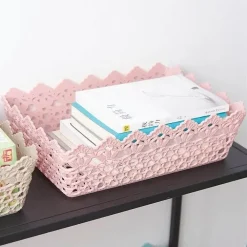 CESTINO PORTA TUTTO OGGETTI PLASTICA RETTANGOLARE 29.8X19.8X9.6CM MULTIUSO 79472