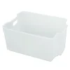 CESTINO PORTA TUTTO SCATOLA PORTAOGGETTI CONTENITORE CON MANICI 27X19.4X12.4CM 79458