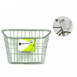 CESTINO PORTAPACCHI ANTERIORE UNIVERSALE IN ALLUMINIO PER BICI BICICLETTA XC2638