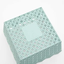 CESTINO PORTATUTTO OGGETTI CESTO MULTIUSO PLASTICA QUADRATO 18.2X18.2X11CM 79474