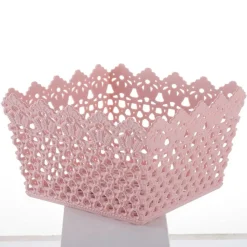 CESTINO QUADRATO PORTA TUTTO OGGETTI MULTIUSO IN PLASTICA 21.5X21.5X13 CM 79475