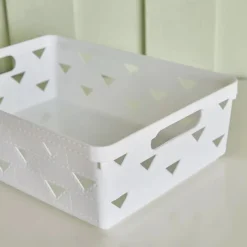 CESTO CESTINO PORTA TUTTO OGGETTI ORGANIZZATORE RETTANGOLARE 28.5X21X9 CM 10715