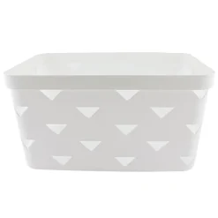 CESTO CESTINO PORTATUTTO OGGETTI ORGANIZZATORE RETTANGOLARE 34X24.6X17.8CM 10720