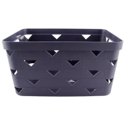 CESTO CESTINO PORTATUTTO OGGETTI ORGANIZZATORE RETTANGOLARE 34X24.6X17.8CM 10720