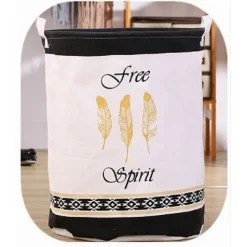 CESTO PORTA BIANCHERIA PER VESTITI SPORCHI PIEGHEVOLE FREE SPIRIT 35X45 CM 10474