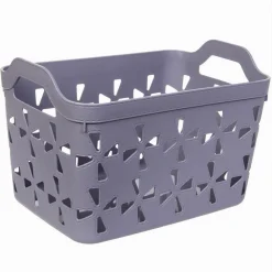 CESTO PORTA OGGETTI CESTINO PORTA TUTTO CON MANIGLIE 31X21X21 CM ASSORTITI 10726