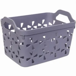 CESTO PORTA OGGETTI CESTINO PORTA TUTTO CON MANIGLIE 26X17X17 CM ASSORTITI 10725