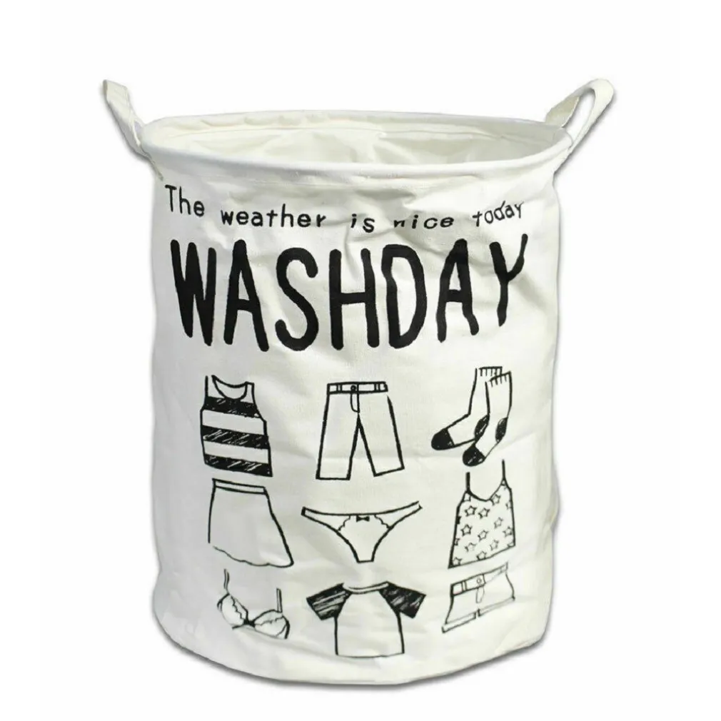 CESTO PORTABIANCHERIA MANICI SACCA PANNI SPORCHI BIANCHERIA BAGNO 35X45CM 10008