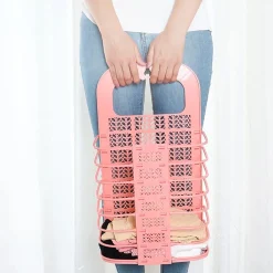 CESTO PORTABIANCHERIA PIEGHEVOLE A PARETE SALVASPAZIO CON MANICO CAMERA SOGGIORNO BAGNO