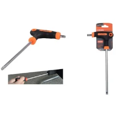 CHIAVE BRUGOLA T TRAPEZOIDALE PUNTA STELLA T50X200MM IMPUGNATURA ERGONOMICA 91809