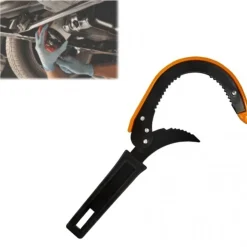 CHIAVE CON GANASCE SEGHETTATE UNIVERSALE FILTRO PER AUTO MOTO CAMBIO OLIO MOTORE