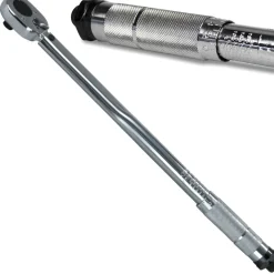 CHIAVE DINAMOMETRICA CRICCHETTO REVERSIBILE 1/2" 10 - 210 NM CROMO VANADIO