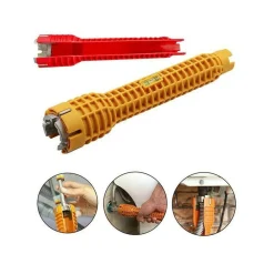 CHIAVE MULTIUSO MULTIFUNZIONE PER RACCORDI RUBINETTI UTILIZZO IN SPAZI STRETTI