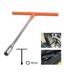 CHIAVE POLIGONALE IMPUGNATURA TIPO A T DA 16 MM CON BUSSOLA ESAGONALE CR-V 91612