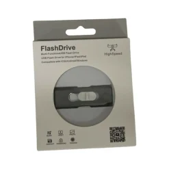 CHIAVETTA PEN DRIVE FLASHDRIVE DA 128GB 4 IN 1 USB PER IPHONE IOS ANDROID TYPE C