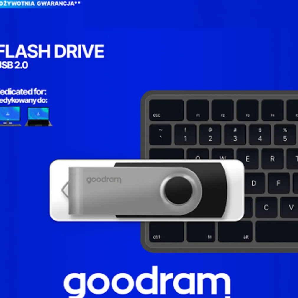 CHIAVETTA PEN DRIVE FLASHDRIVE USB 2.0 ARCHIVIAZIONE DATI GOOD RAM ULTRAVELOCE