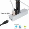 CIABATTA USB MULTIPRESA HUB CON 4 PORTE USB 3.0 + MICRO USB PER PC E LAPTOP