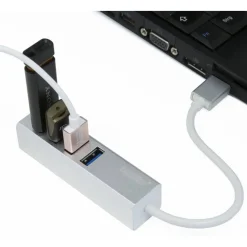 CIABATTA USB MULTIPRESA HUB CON 4 PORTE USB 3.0 + MICRO USB PER PC E LAPTOP