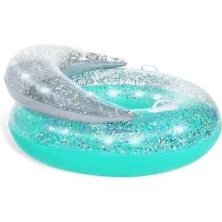 CIAMBELLA GONFIABILE DREAM GLITTER 117 X 117 CM SALVAGENTE CON 2 MANIGLIE 43509