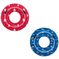 CIAMBELLA GONFIABILE FASHION NAUTICAL SALVAGENTE 119CM CON MANIGLIE ESTATE 36353