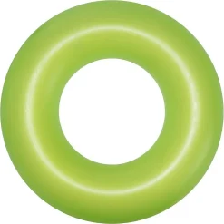 CIAMBELLA SALVAGENTE GONFIABILE PER BAMBINI TRASPARENTE NEON NUOTO 76 CM 36024