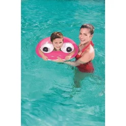 CIAMBELLA SALVAGENTE GONFIABILE BAMBINI 3-6ANNI OCCHI MOBILI 61CM 3 COLORI 36114