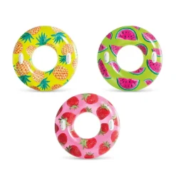 CIAMBELLA SALVAGENTE TROPICALE FRUTTA ESTIVA CON MANIGLIE 107CM ASSORTITI 56261