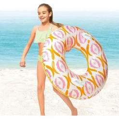 CIAMBELLA TIMELESS CON MANIGLIE 91 CM GALLEGGIANTE GONFIABILE PISCINA MARE 56269