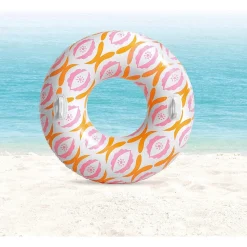 CIAMBELLA TIMELESS CON MANIGLIE 91 CM GALLEGGIANTE GONFIABILE PISCINA MARE 56269